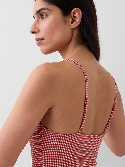 L'image numéro 3 présente Maillot de bain à encolure dégagée