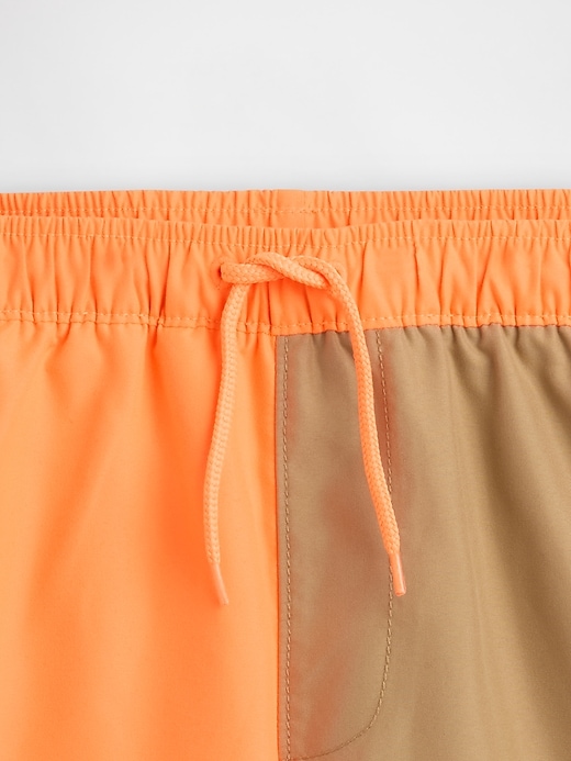 Image number 3 showing, Kids 3.5" Recycled Swim Trunks