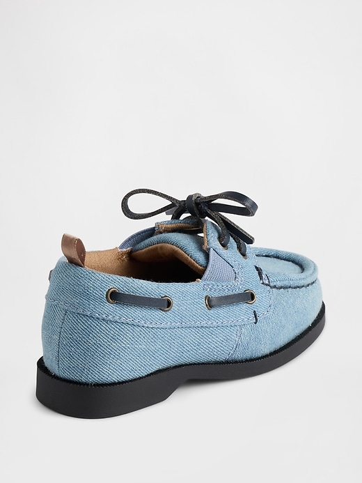 Image number 4 showing, Toddler Denim Boat Shoes