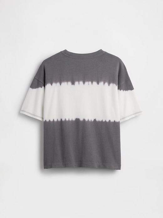 L'image numéro 2 présente T-shirt surdimensionné teint par nœuds pour Enfant