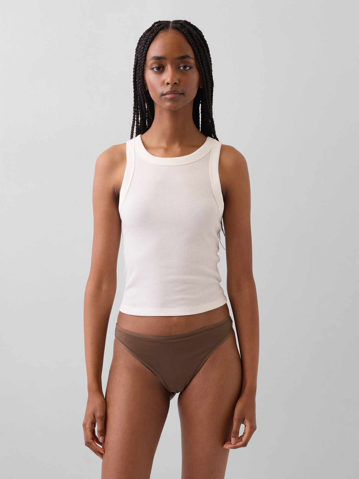 Organic Stretch Cotton Thong