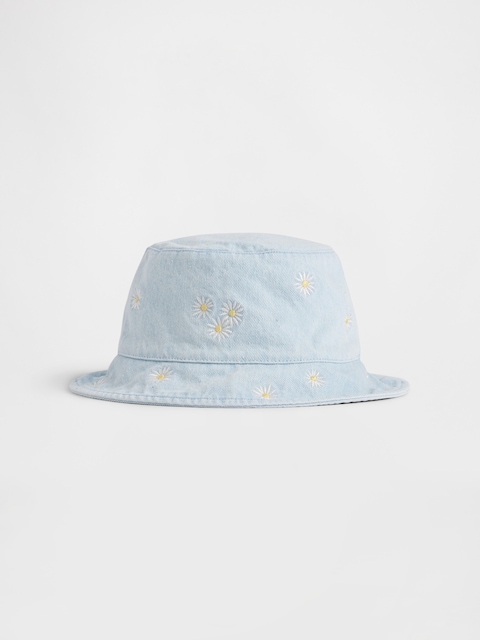 Baby & Toddler Daisy Denim Bucket Hat