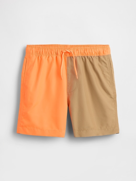 Image number 1 showing, Kids 3.5" Recycled Swim Trunks