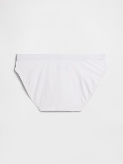 Image number 5 showing, Organic Stretch Cotton Logo Bikini