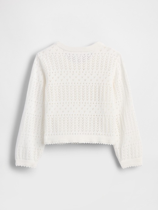 Image number 3 showing, Baby & Toddler Pointelle Cardigan Sweater