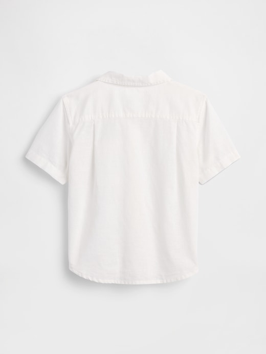 Image number 3 showing, Baby & Toddler Linen-Cotton Shirt