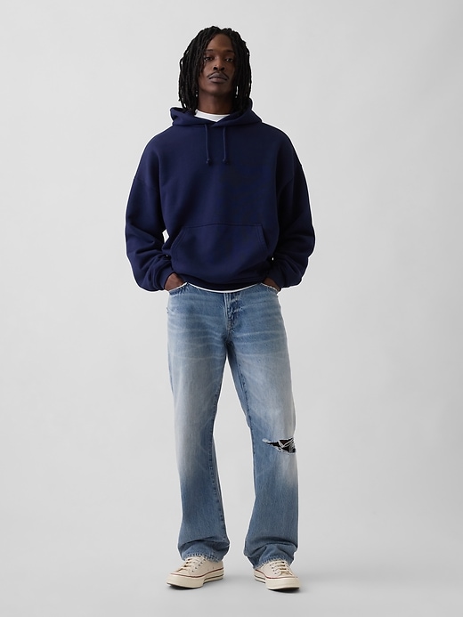Image number 1 showing, Relaxed Straight Jeans