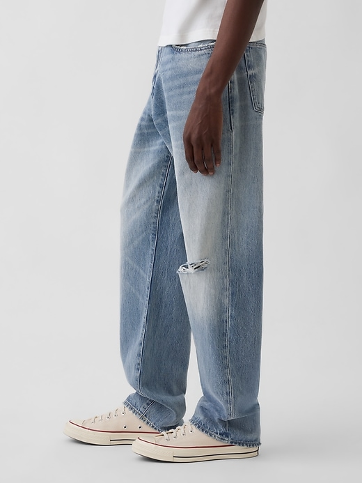Image number 3 showing, Relaxed Straight Jeans