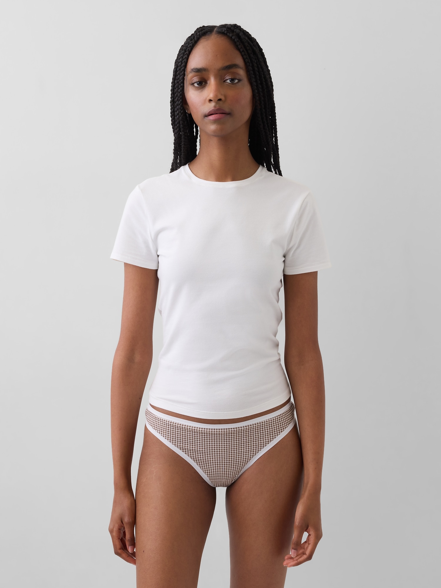 TANGA EN COTON BIOLOGIQUE EXTENSIBLE