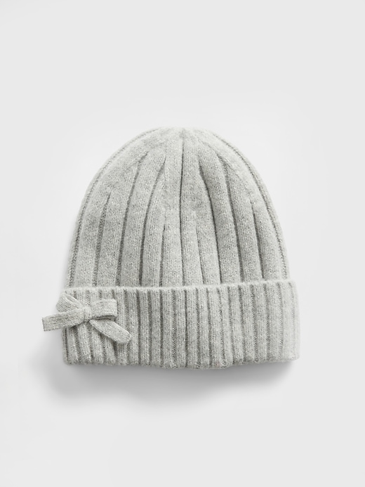L'image numéro 1 présente Bonnet Effet cachemire à boucle pour Enfant