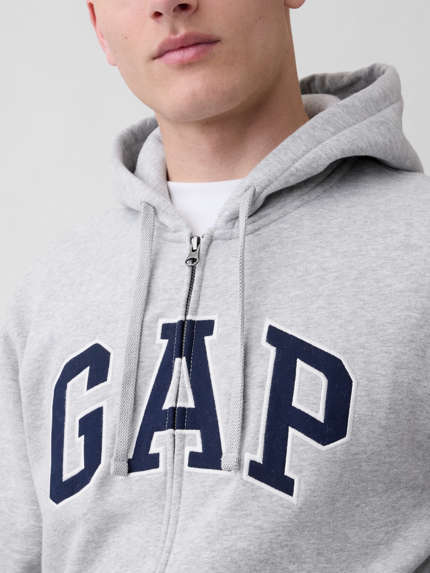 Adult VintageSoft Arch Logo Zip Hoodie | Gap