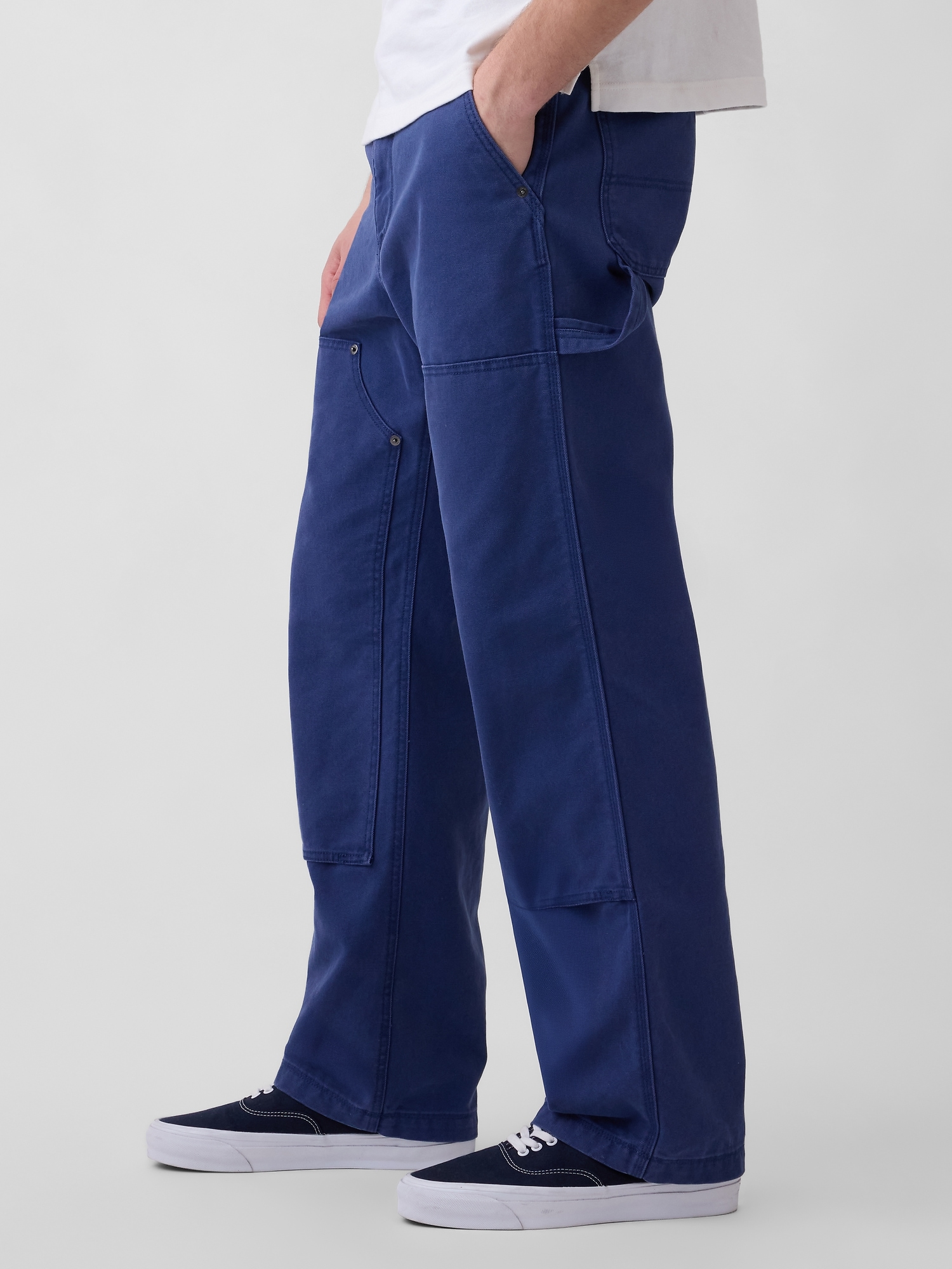 90s Loose Canvas Double-Knee Carpenter Pants