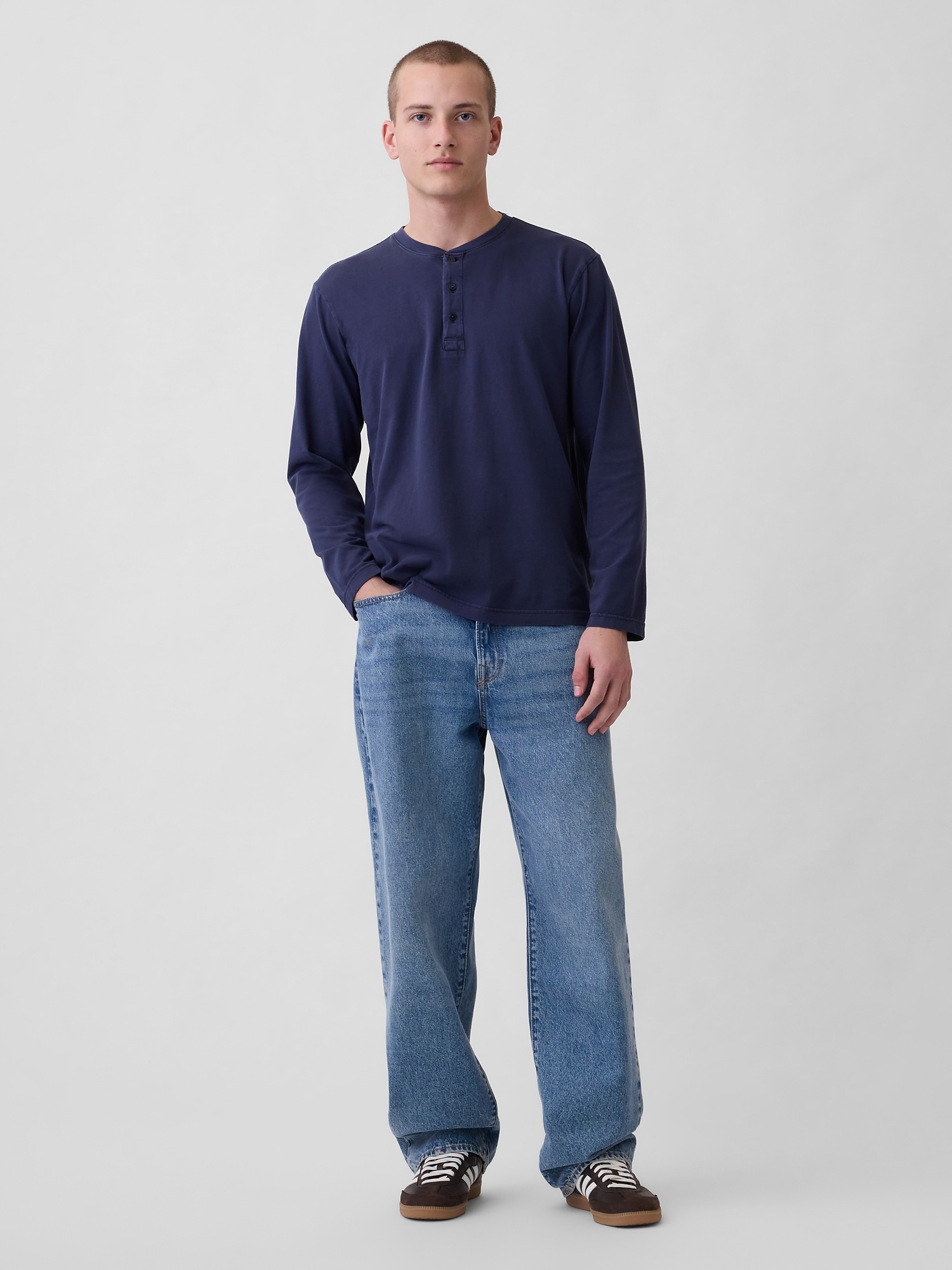 Relaxed Henley T-Shirt