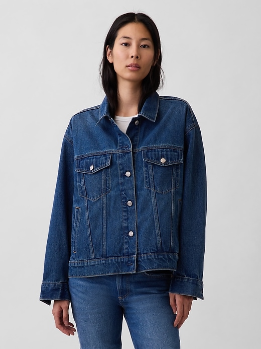 Image number 1 showing, Oversized Icon Denim Jacket