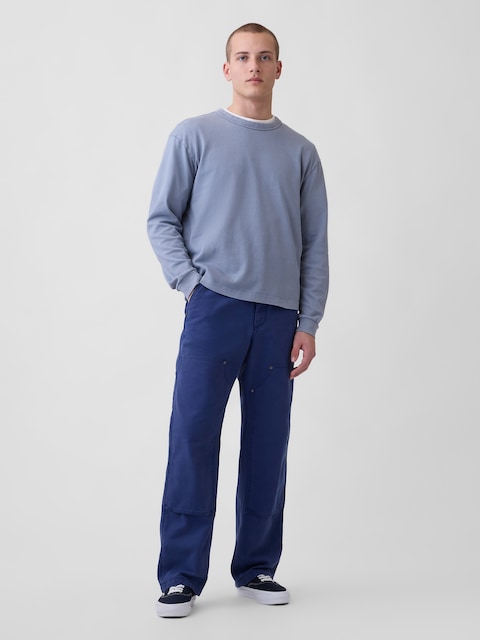 '90s Loose Canvas Double-Knee Carpenter Pants
