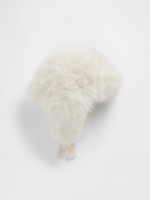 Image number 1 showing, Toddler Faux Fur Trapper Hat