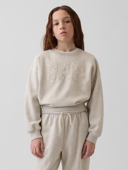 Image number 1 showing, Kids VintageSoft Wedge Crewneck Sweatshirt