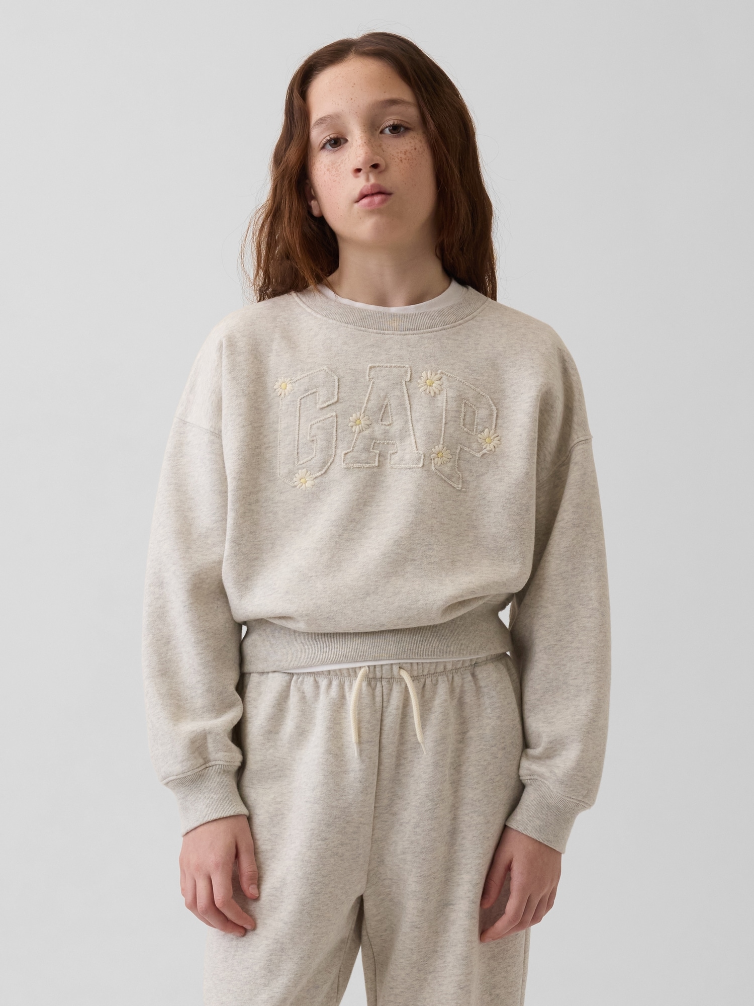 Kids VintageSoft Wedge Crewneck Sweatshirt
