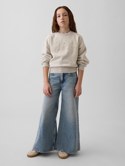 Image number 4 showing, Kids VintageSoft Wedge Crewneck Sweatshirt