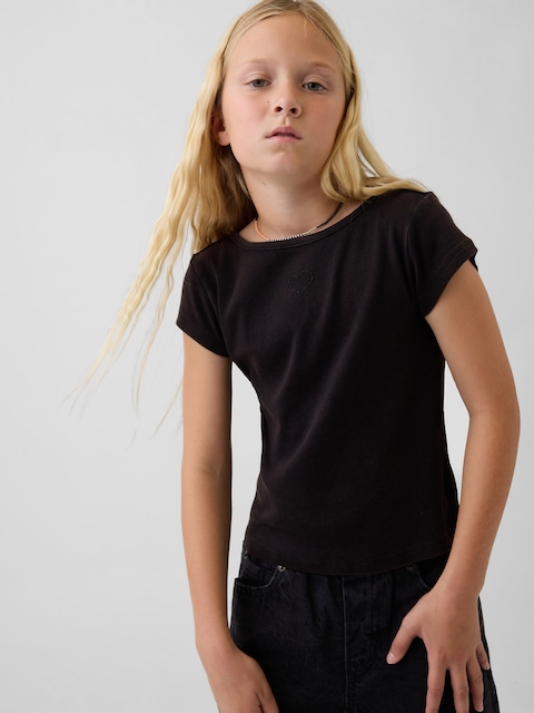 T-SHIRT AJUSTÉ À MANCHERONS POUR ENFANT