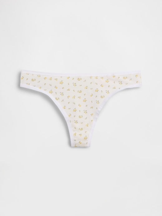Image number 4 showing, Organic Stretch Cotton Thong