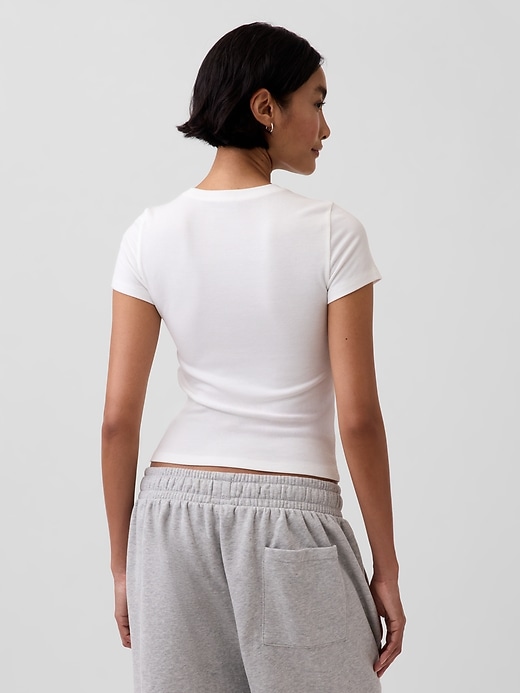 Image number 3 showing, Mini Rib PJ T-Shirt