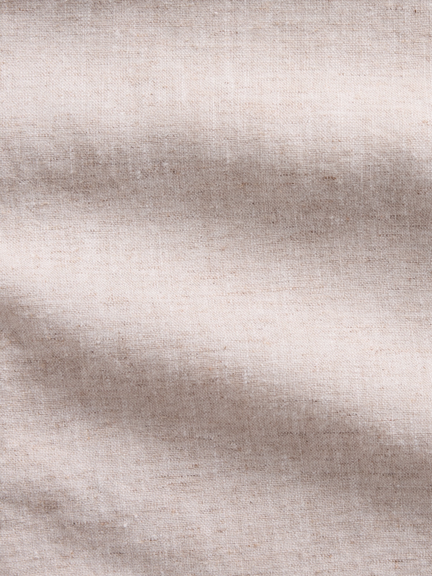 Linen-Blend Oversized Shirt