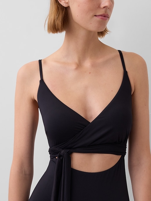 Image number 3 showing, Cutout Wrap One-Piece Swimsuit