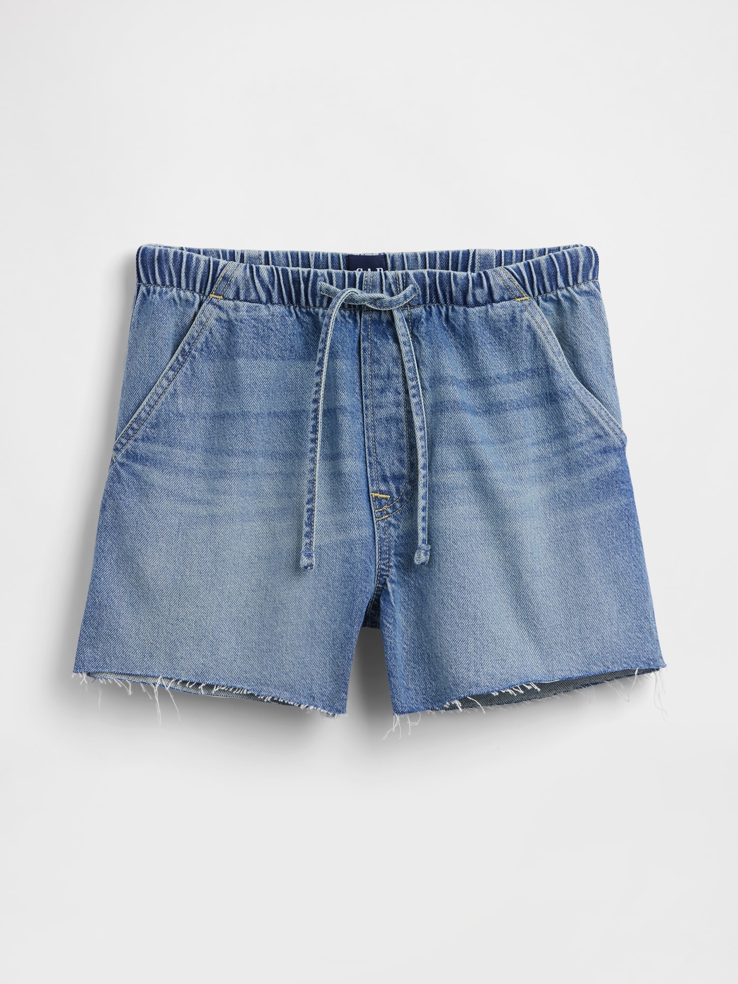 Low Slung Easy Denim Shorts