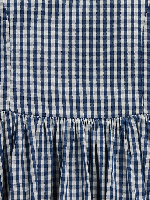 Image number 4 showing, Kids Gingham Denim Dress