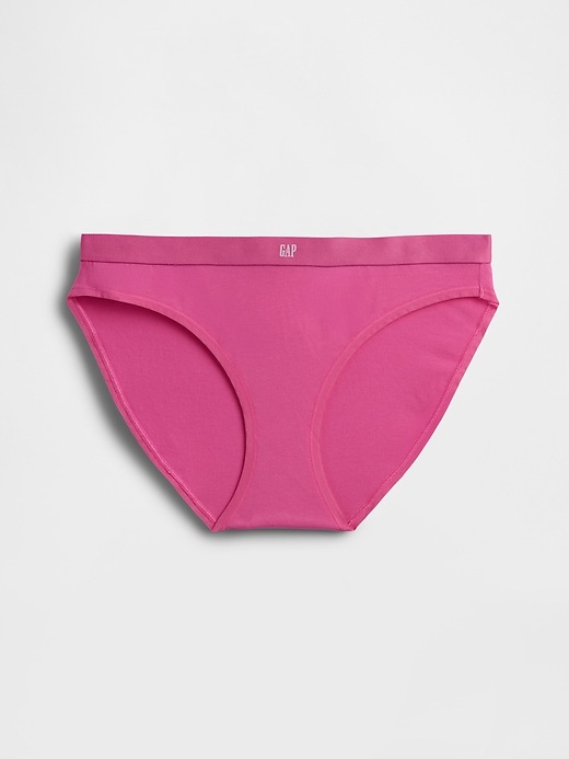 Image number 4 showing, Organic Stretch Cotton Logo Bikini