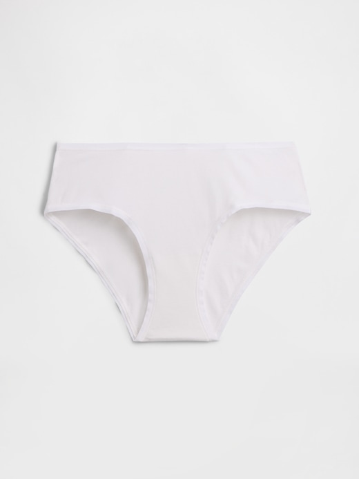L'image numéro 4 présente Culotte taille basse en coton biologique extensible