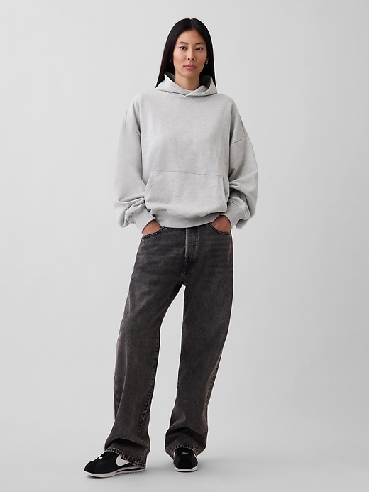 L'image numéro 6 présente Chandail épais surdimensionné à capuchon