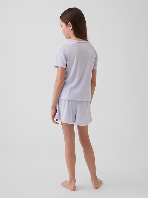 Image number 3 showing, Kids Recycled Pointelle PJ T-Shirt