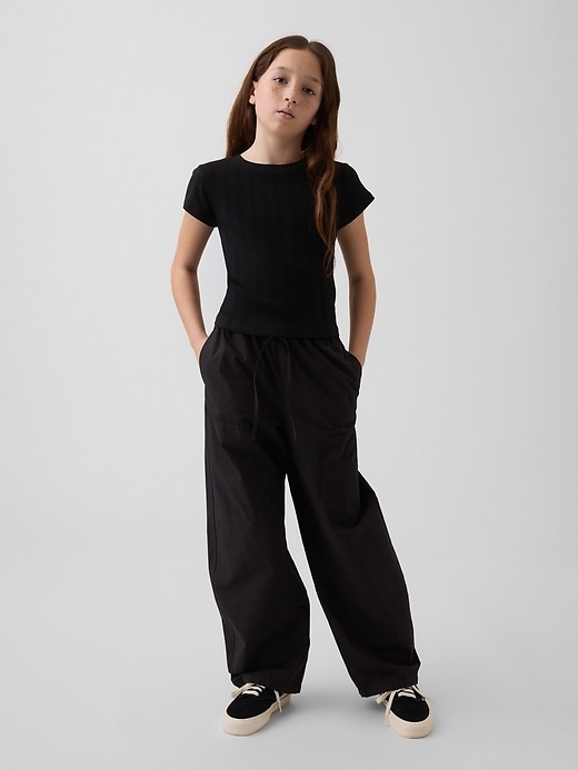 Image number 1 showing, Kids Easy Double-Knee Barrel Pants