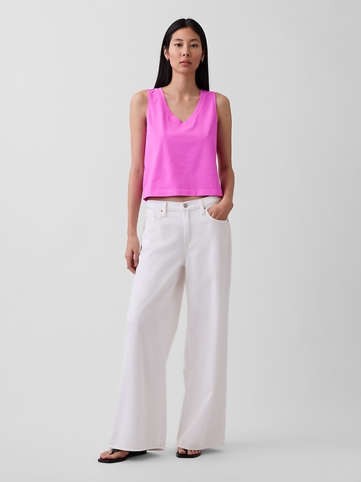 Image number 2 showing, Knit Crop Tank Top