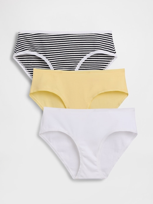 Image number 1 showing, Organic Stretch Cotton Hipster (3-Pack)