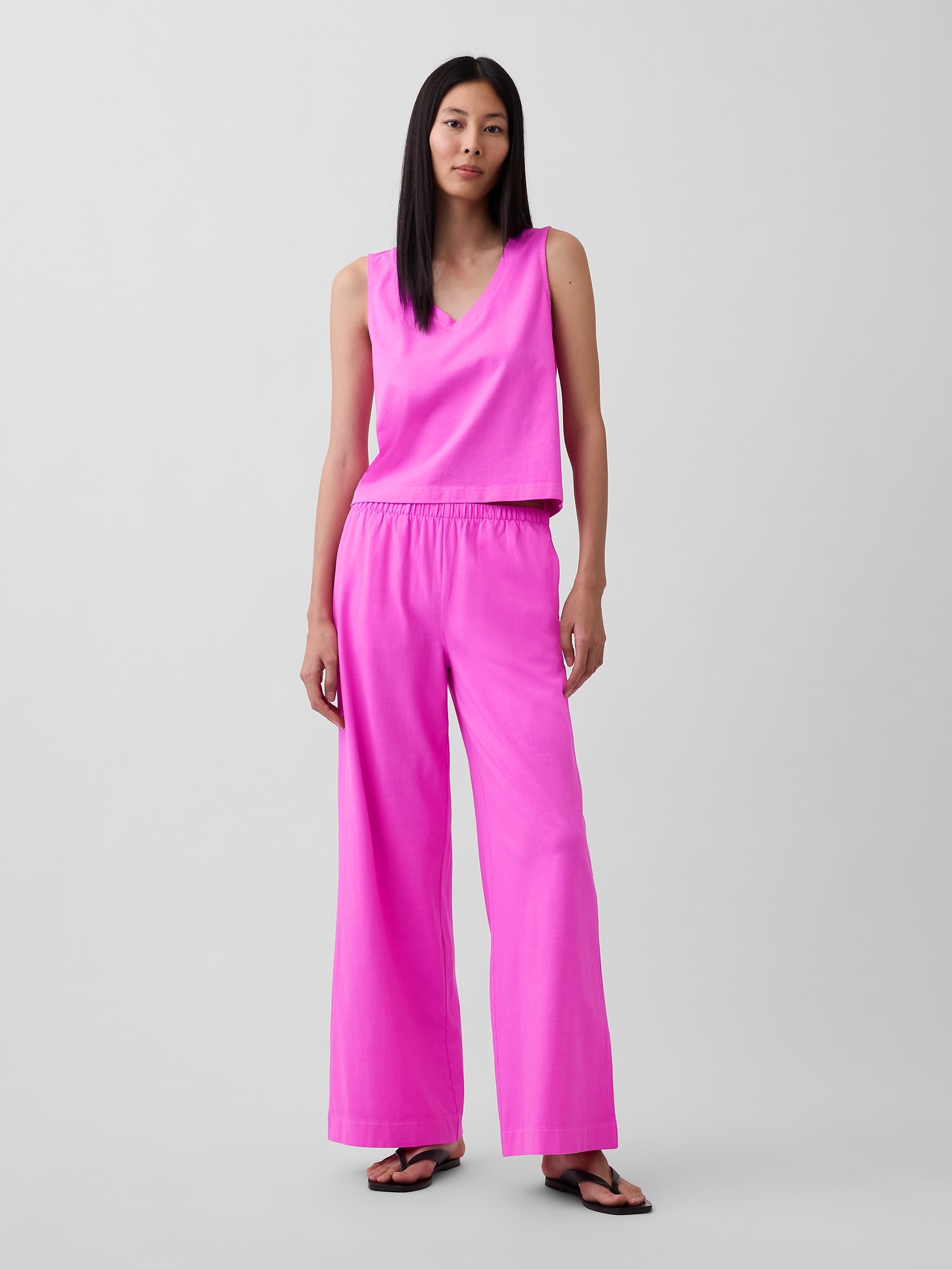 Heavyweight Easy Wide-Leg Pants