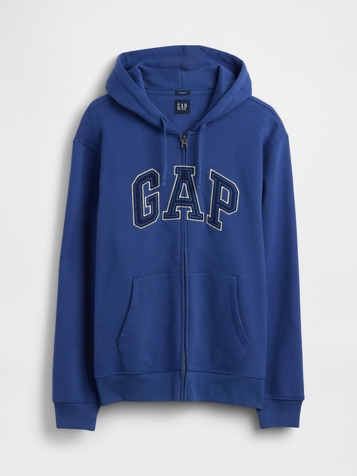 Image number 7 showing, Adult VintageSoft Arch Logo Zip Hoodie