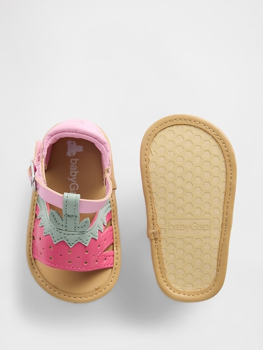 Image number 3 showing, Baby Strawberry Sandals