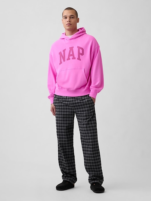 L'image numéro 2 présente Chandail à capuchon à logo NAP VintageDoux