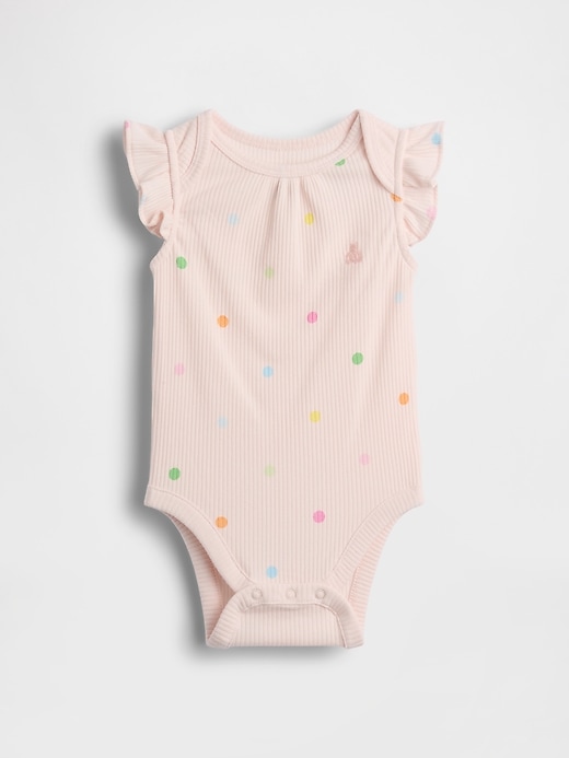 Image number 1 showing, Baby First Favorites TinyRib Polka Dot Bodysuit