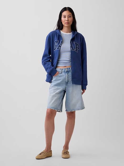 Image number 6 showing, Adult VintageSoft Arch Logo Zip Hoodie