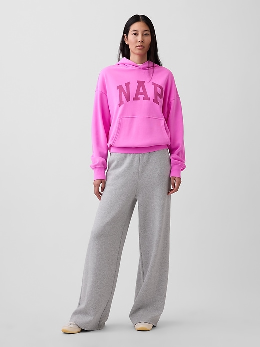 L'image numéro 6 présente Chandail à capuchon à logo NAP VintageDoux