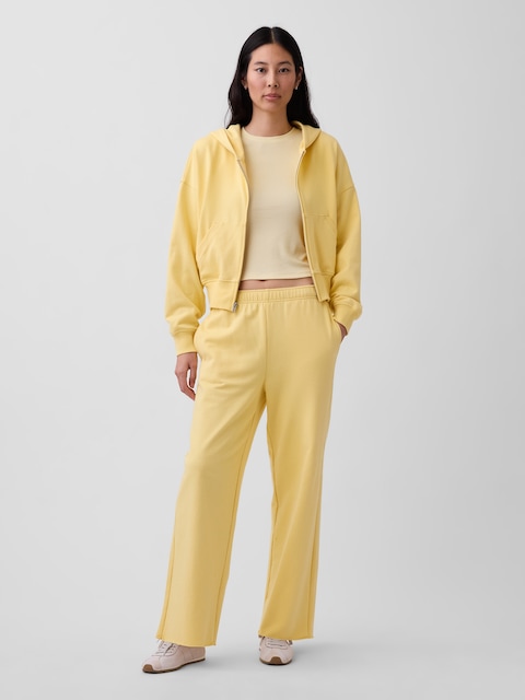 VintageSoft Terry Wide-Leg Sweatpants