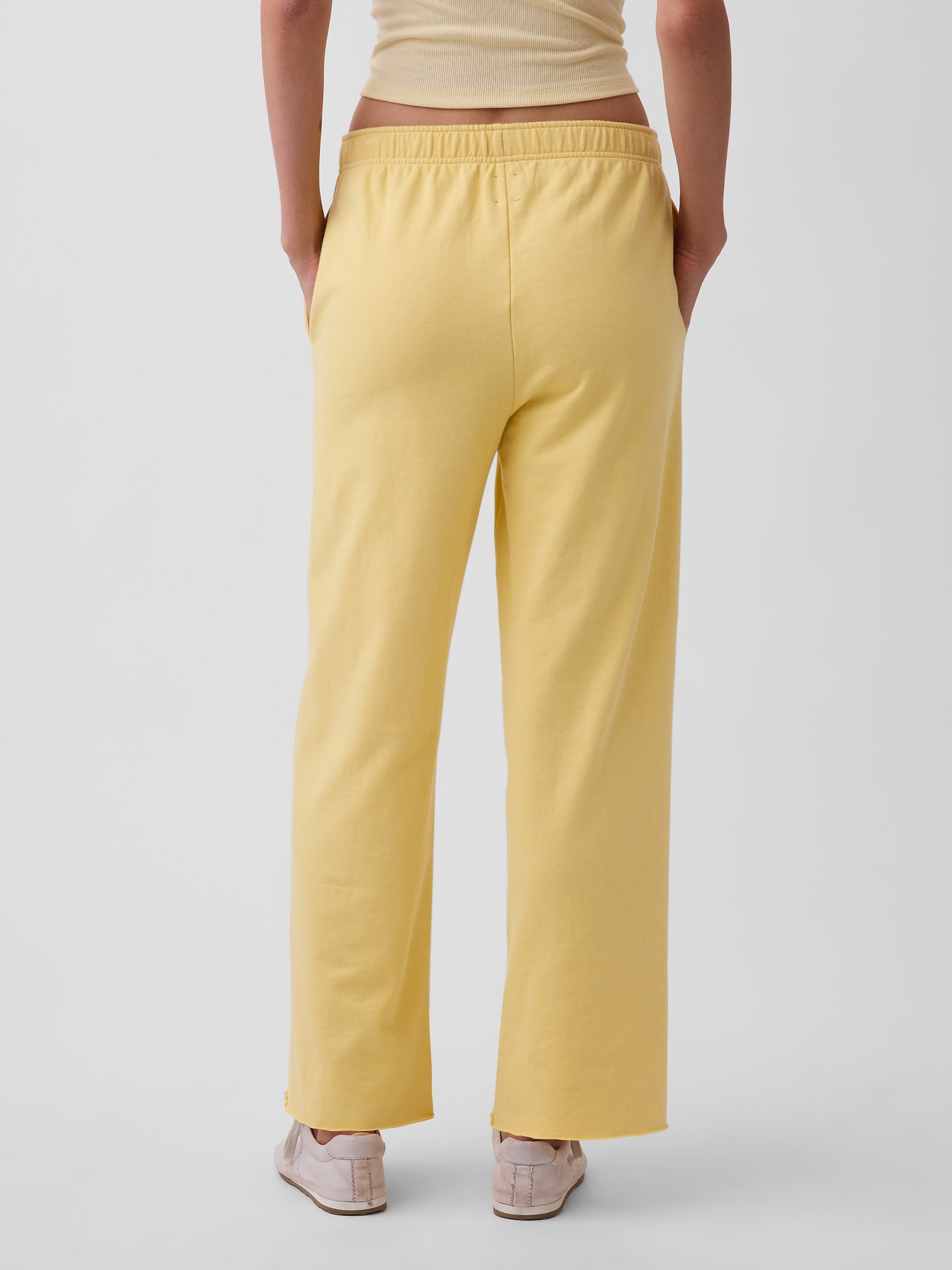 VintageSoft Terry Wide-Leg Sweatpants