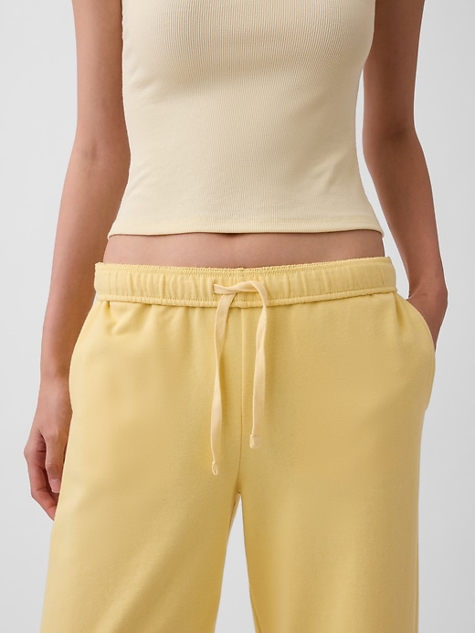 Image number 5 showing, VintageSoft Terry Wide-Leg Sweatpants