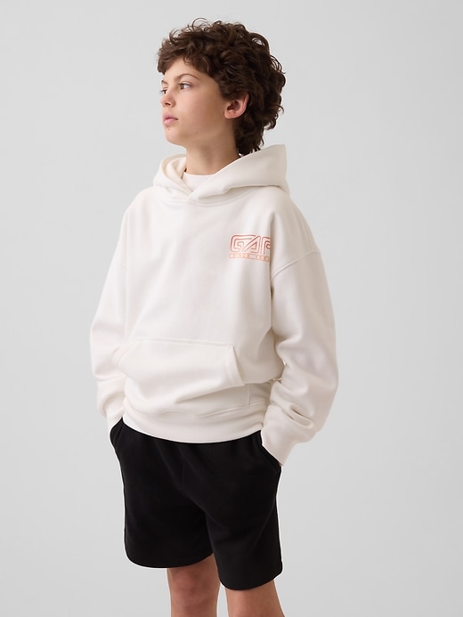 Image number 1 showing, Kids VintageSoft Relaxed Graphic Hoodie