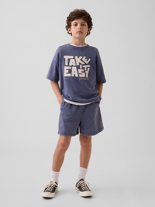 Image number 1 showing, Kids Heavyweight Easy Shorts