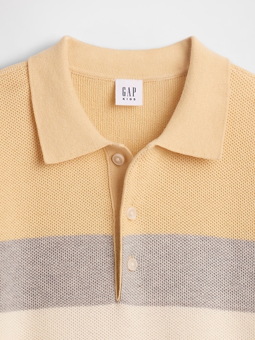 Image number 4 showing, Kids Relaxed Stripe Polo Sweater Shirt
